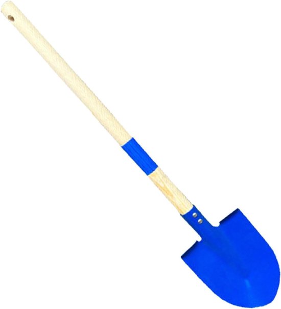 Kindertuingereedschap Set - Zandschep Houten Handvat - Buiten Spelen - Ergonomisch Ontwerp - 72 cm Schep - Metaal