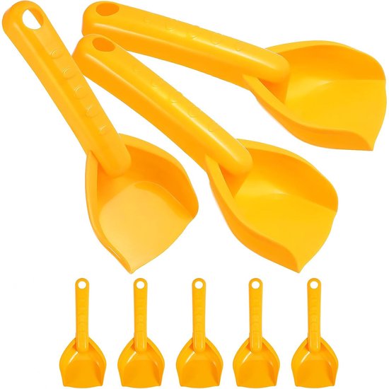 Kinderzandschep 8-delig, 18 cm kunststof strandspeelgoedset van Merkloos	