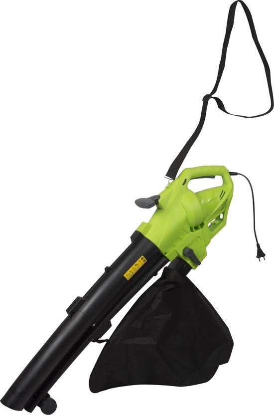 Kinzo Garden bladblazer - met opvangzak - 3000W - 3-in-1 - blazen, zuigen en mulchen van Kinzo