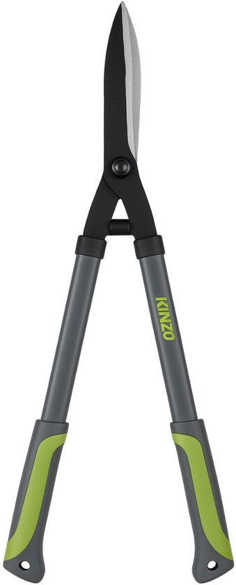 Kinzo Heggenschaar 65 cm met Non-Stick Coating - Snoeischaar Heg voor Onderhoud van Heggen en Struiken - Hand Heggenschaar - Tuinschaar - Struikschaar