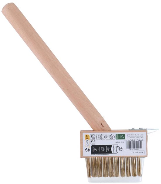 Kinzo Houten borstel met lange steel