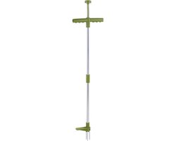 Kinzo Onkruidsteker - Tuingereedschap met Lange Steel - Onkruidverwijderaar met Drie Tanden - Ergonomisch Ontwerp - 100 cm van Merkloos	