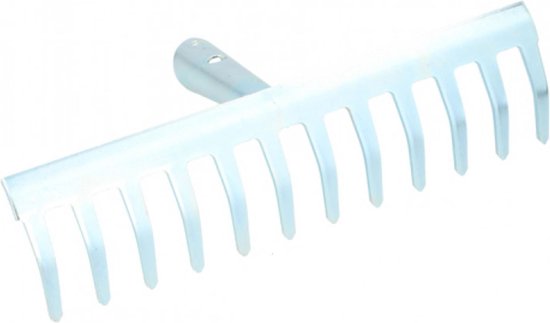 Kinzo Tuinhark 12 Tanden - Verzinkt Staal - 29.5 cm - Zonder Steel van Kinzo