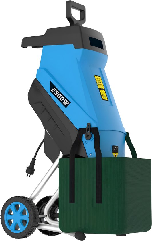KIRA® Hakselaar - Hakselaar Electrisch - Hakselaar Versnipperaar - Blauw - 49cm x 40cm x 104cm van kira
