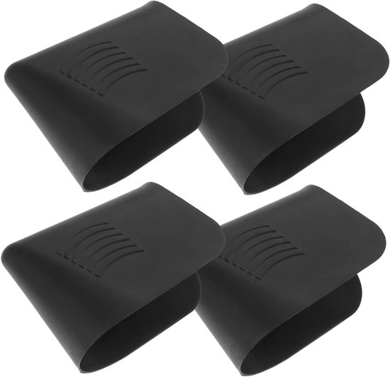 Kit Gereedschap Set - Voegen Afwerker - Kit Aanbrengen - Herbruikbaar - 4 Stuks - Zwart