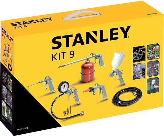 Kit met pneumatisch gereedschap KIT9 9045718STN van Merkloos	