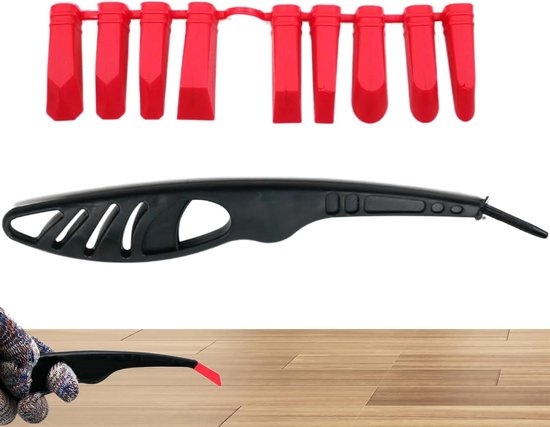 Kit Schraper Tool - 9 in 1 Spatel - Voegen Verwijderen - Ergonomisch Ontwerp - 223 cm Lengte - Grijs