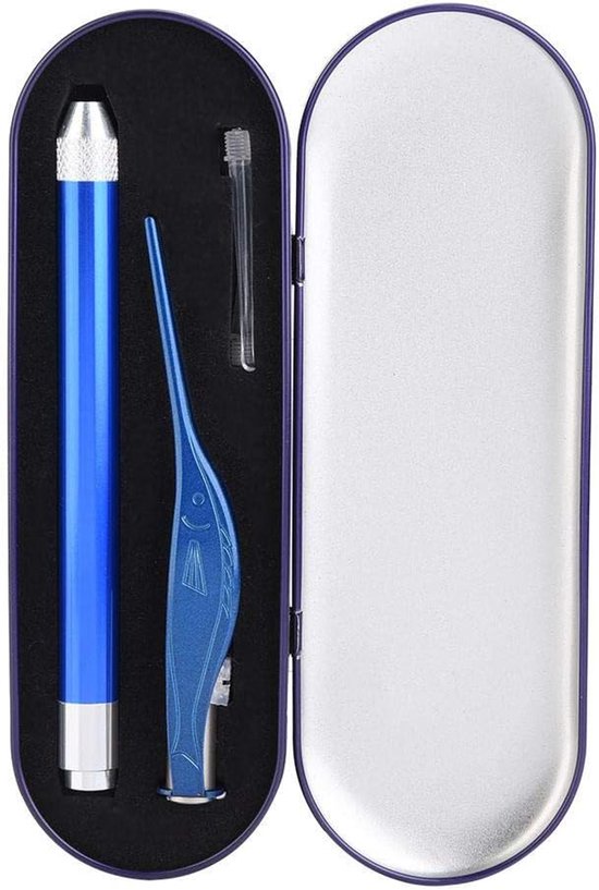 Kit voor Het Verwijderen Van Oorsmeer Met Licht - Oorsmeerreiniger - Veilig En Comfortabel Oorpincet Gereedschap voor Babyvolwassenen - Oorsmeer Verwijderen van Merkloos	