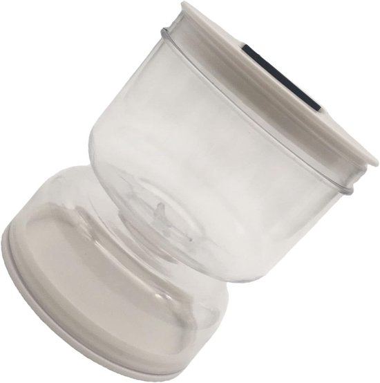 Kitchen Kitchen Storage, Juice Separator Of Wet And Dry Leakproof Upside Down Olives Food Saver Container Airtight Lid Hourglass Pickle Pot van MerryBooBoos