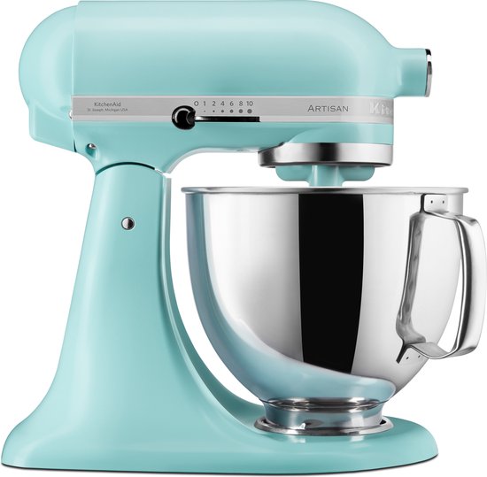 KitchenAid 5KSM125EMI mixer Staande mixer 300 W Blauw van KitchenAid