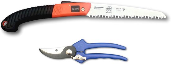 Klapzaag en Takkenschaar Set – Lichte en Duurzame Tuintools van Merkloos	