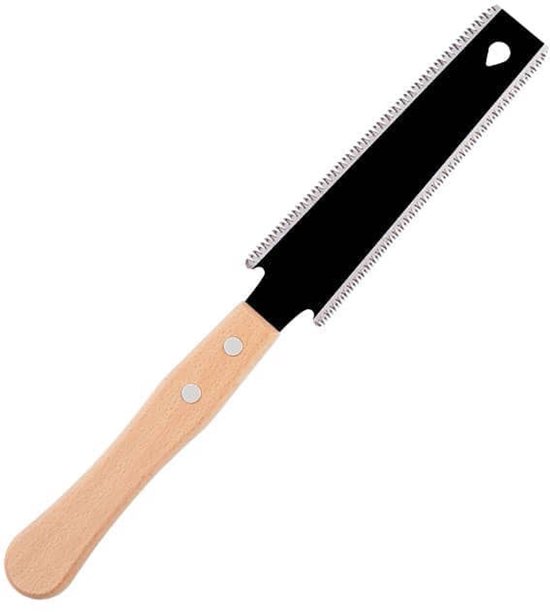 Kleine handzaag - Precisiezaag 150 mm, dubbele tanden, snelle spaanafvoer