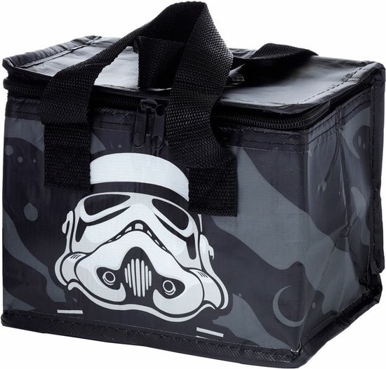Kleine lunch/sixpack koeltas - Stormtrooper print - 21 x 16 cm - 4,7 L van Klein