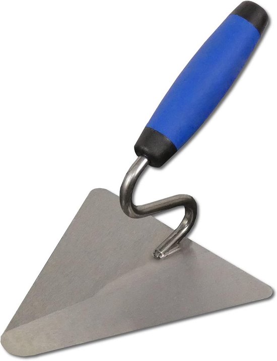 Kleine Metseltroffel 160x140mm met Driehoekige S-Hals en Ergonomische Handgreep van Merkloos	