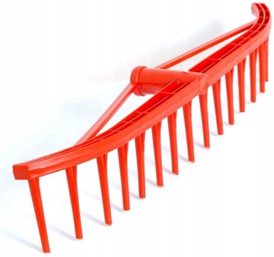 Kleurrijke bladhark - 60 cm - 16 tanden - Kunststof