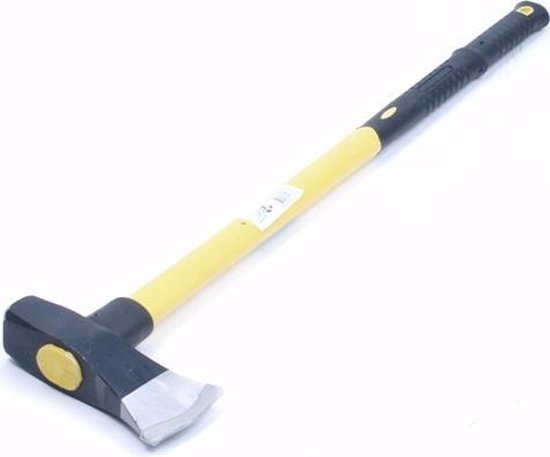 Kloofbijl 4 Kg met fiberglas steel van Toolland