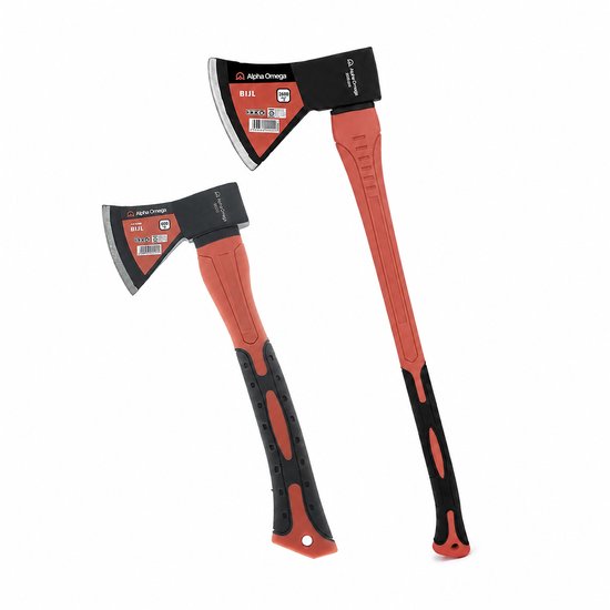 Kloofbijl en Handbijl Set - Anti-Slip Handgreep - 600 G - 2000 G - Voor hout hakken