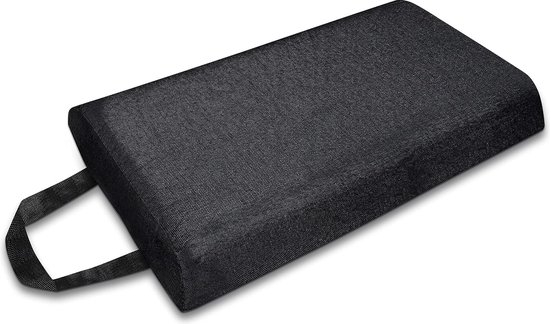 Knielkussen van Schuim met Draaghandvat - L43 x B24 x H4,7 cm - Extra Dikke Comfortabele Kniemat van Traagschuim - Tuinieren, Yoga, Oefening Knieler & Babybadkussen van Kangaroobands
