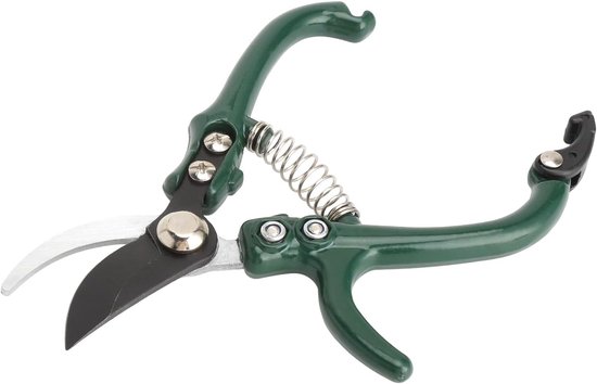 Knipschaar tuin - Groen - 16 x 5 x 2 cm - Roestvrijstalen Bypass Snoeischaar voor Dames