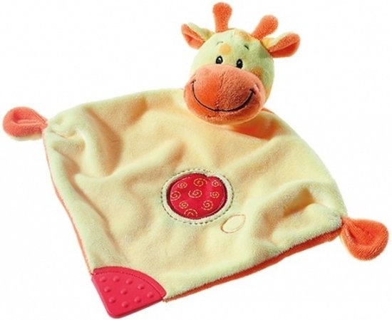 Knuffeldoekje giraffe 28 cm van Tiamo