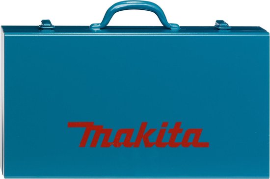 Koffer Metaal Blauw - 823333-4 van Merkloos	