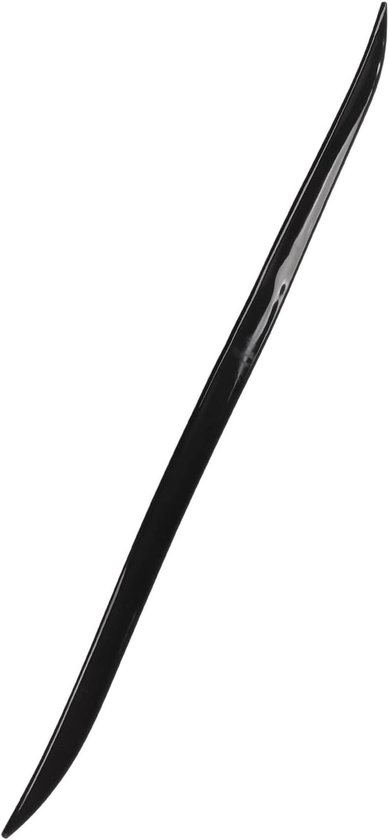 Kofferbak Spoiler Glanzend Zwart Rubber - Auto Kofferbak Spoiler 120X4Cm - Universeel Met Dubbelzijdige Lijm - 47.2X1.6In