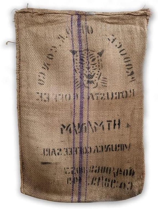 Koffie Jute Zakken - Geschenken Tuinmeubelen - Opbergen Keuken - Biologisch Afbreekbaar - 70 x 100 cm - Lichtbruin