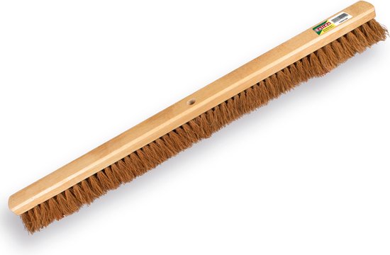 Kokos zaalveger 100 cm SOLIDE plat hout van SOLIDE