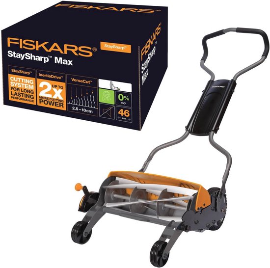 Kooimaaier 46 cm - Ergonomische en geruisloze grasmaaier voor een perfect gazon