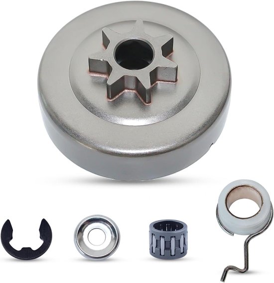 Koppeling Drum Tandwiel Kit voor Stihl 017 018 021 025 Kettingzaag - Vervangt OEM 1123 640 2074 - Met Naaldlager Worm Gear - Koppeling Wasmachine van Merkloos	