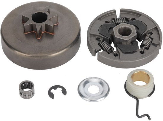 Koppelingssets geschikt voor Stihl MS231, MS241 en MS251 kettingzagen – gemaakt van zinklegering – eenvoudig te installeren – hoge sterkte en duurzaamheid.
