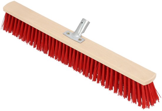 KOTARBAU® Bezemkop, Straatbezem, 65 cm, Veegbezem, Buitenbezem, Harde Nylonborstels, Tuinbezem, Stevige Straatbezem, Harde Bezem voor Buiten, zonder Steel, Hout, PVC