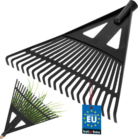 KOTARBAU Bladhark, kunststof, 43 cm, zonder steel, zwart van Merkloos	