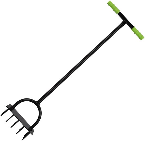 Kotarbau Serie - Handmatige Grasbeluchter - 25 CM - Stalen Constructie - Ecologisch van Merkloos	