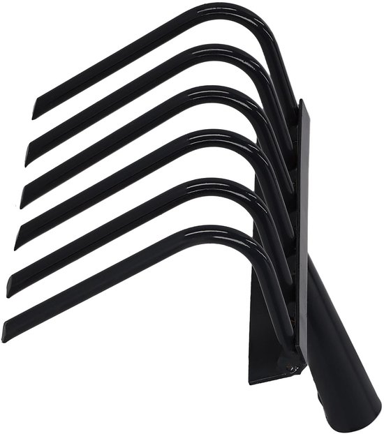 Kotarbau - Stalen Hak - Voor Onkruid en Spulchnianie - 6 Zijnen - Zwart van Merkloos	