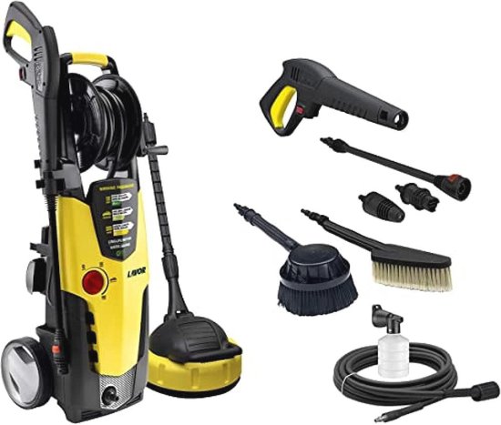 Koudwater hogedrukreiniger met 3 gebruiksmodi en reinigingsaccessoires van Merkloos	
