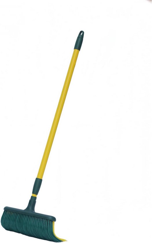 Krabbezem Telescoopsteel 35cm - Robuuste Straatbezem voor Tuin en Terras van Merkloos	