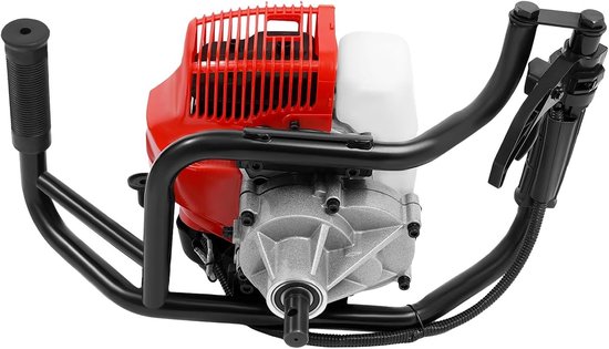 Krachtige 2-takt benzinemotor voor grondboor, 52 CC, ideaal voor tuinieren en landschapsdecoratie, eenvoudig te gebruiken en lichtgewicht