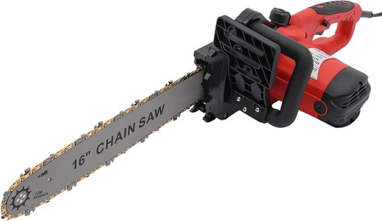 Krachtige 2000W Elektrische Kettingzaag 16 Inch (40 cm) - Ideaal voor Tuin en Zagen van Merkloos	