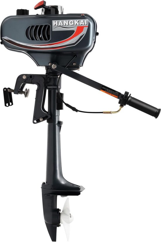 Krachtige 3.5 pk Tweetakt Buitenboordmotor voor Rubber- en Visboten van Merkloos	