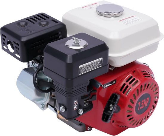 Krachtige 7,5 PK 4-Takt Benzinemotor 212CC - Geschikt voor Go-karts, Generatoren en Machines van Merkloos	