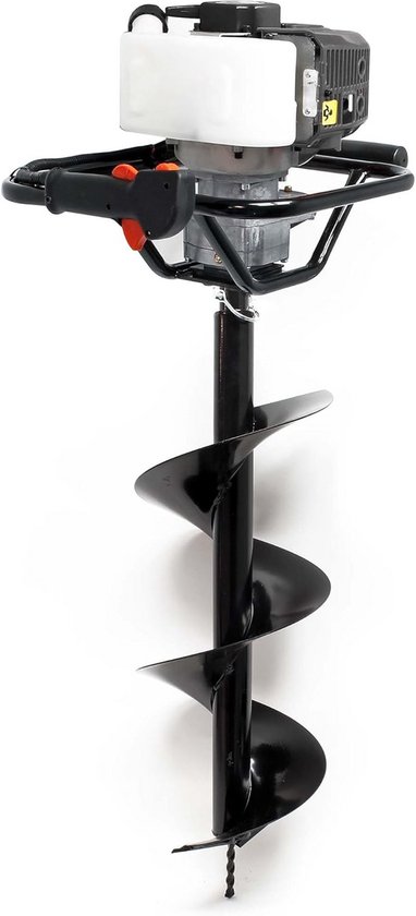 Krachtige Benzine Grondboor Set met 250mm Boor voor Tuinwerk en Palen van Merkloos	