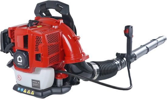 Krachtige Benzine Rugbladblazer - 52cc Motor (2.2 PK) - 435 km/u Blaassnelheid - Ruggedragen Bladblazer met Ergonomisch Harnas
