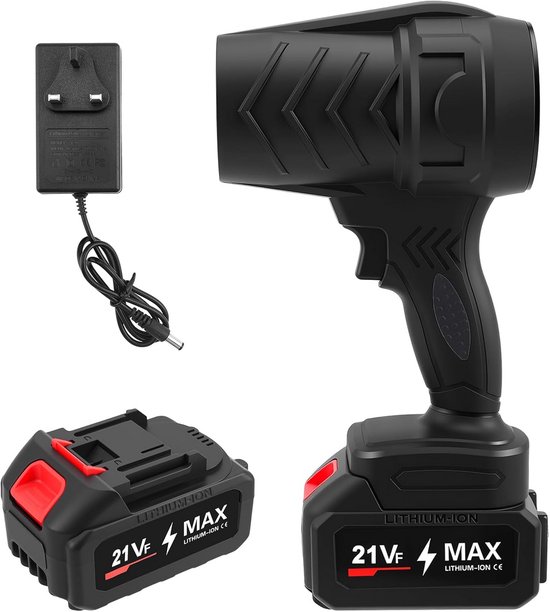 Krachtige Draadloze Accu Bladblazer: Mini Luchtblazer voor Tuin, Auto en Meer van Merkloos	