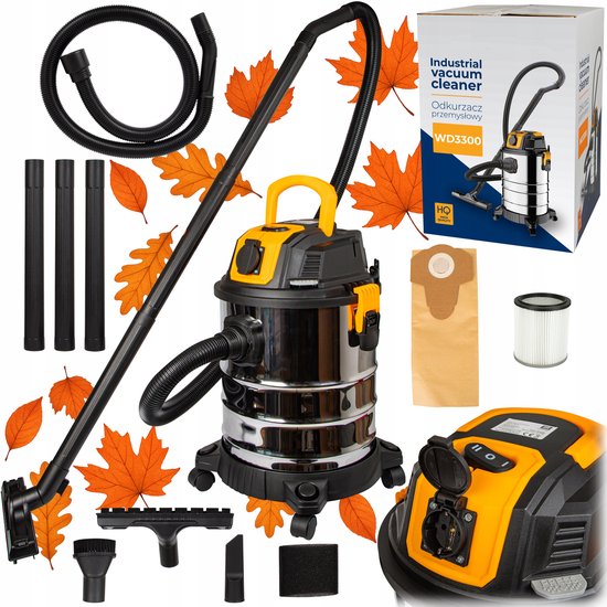 Krachtige Elektrische Bladzuiger & Bladblazer 3300W van Merkloos	