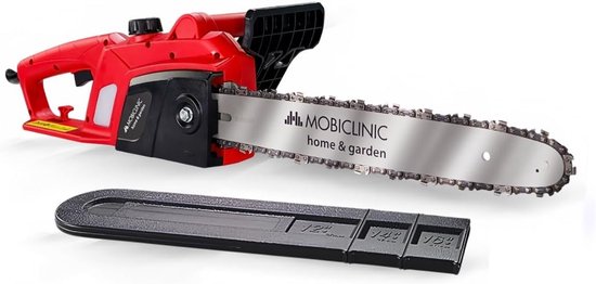 Krachtige Elektrische Kettingzaag met Snoer 1800W - 40 cm Zaaglengte