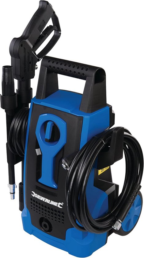 Krachtige Hogedrukreiniger 105 bar 1400 W voor Thuis en Tuin van Merkloos	