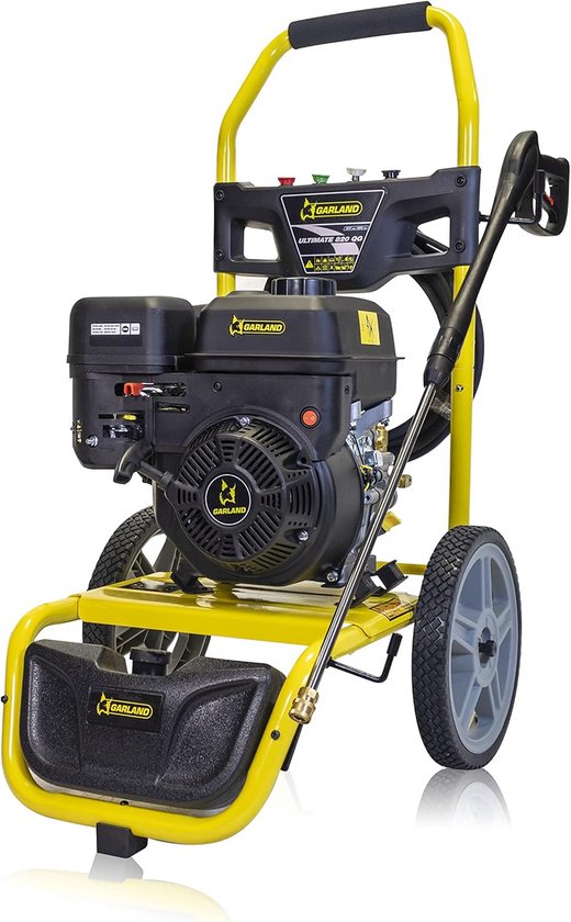 Krachtige Hogedrukreiniger op Benzine met Messing Pomp en Stalen Buis van Merkloos	