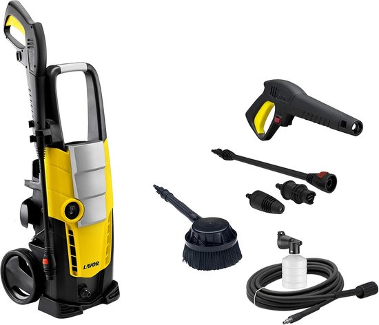 Krachtige Koudwater Hogedrukreiniger met Roterende Borstel voor Thuis en Buiten van Merkloos	