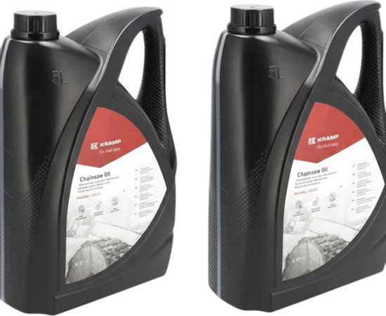 Kramp Kettingzaagolie 100cst – 2×5L (10 liter) – Heavy-Duty Kettingolie – Voordeelverpakking van Merkloos	